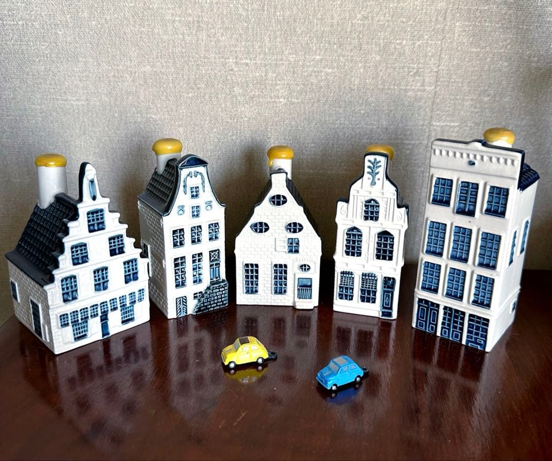 KLM デルフトブルー　ミニチュアハウス　5棟　No9 24 29 39 47