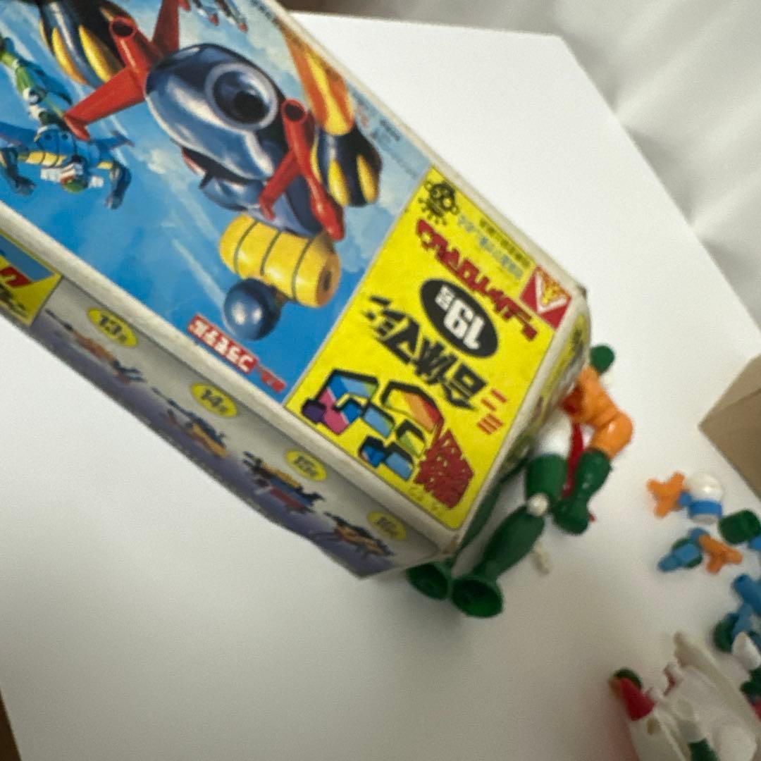 タカトク アオシマ 鋼鉄ジーグ　合体マシン17号　19号 プラモデル　当時物