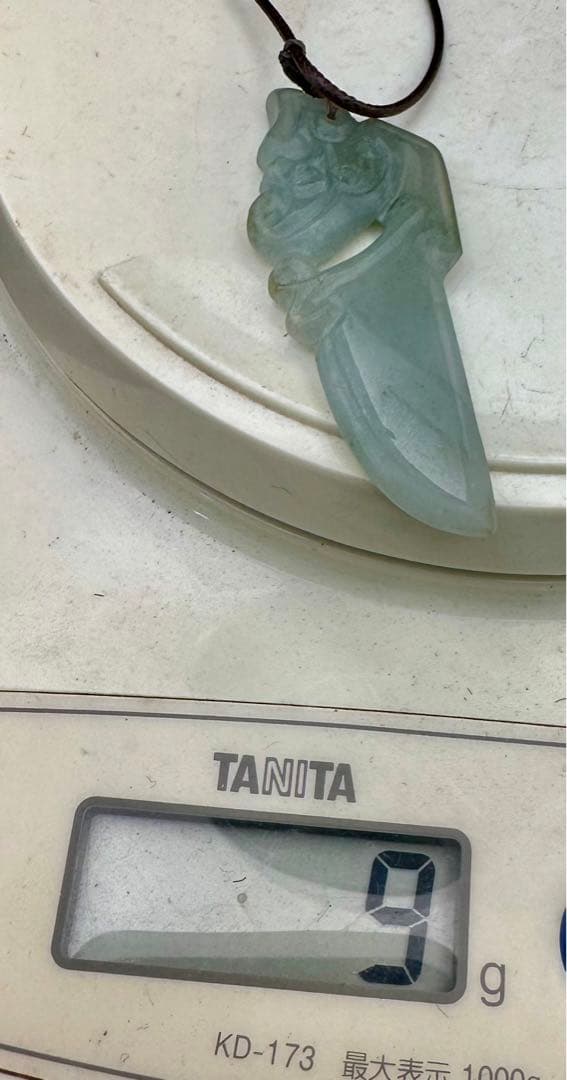 再々、、販　上質ロウカン青翡翠　古龍御守