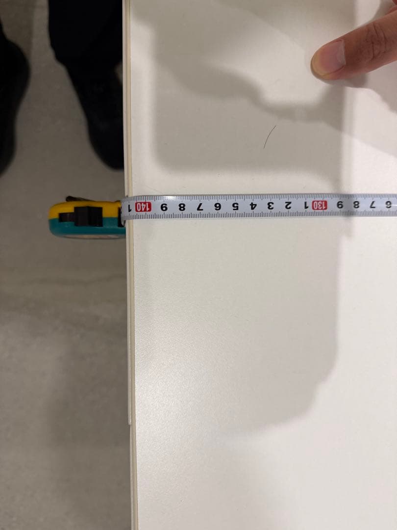 ホワイト 正方形デスク ikea 140cm✖️140cm 引き取り