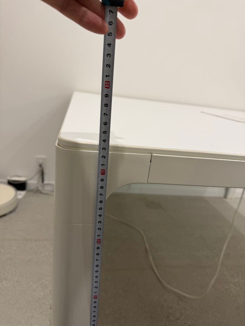 ホワイト 正方形デスク ikea 140cm✖️140cm 引き取り