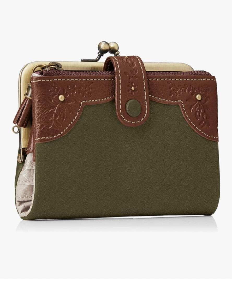 ナダヤ Felando 本革がま口財布 ダコタ