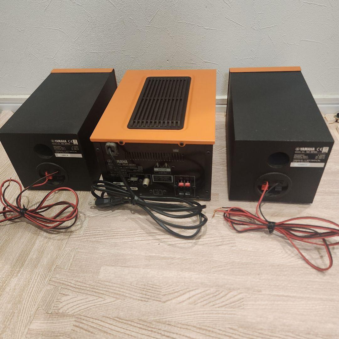 YAMAHA ヤマハ マイクロコンポ　MCR-B043 オレンジ
