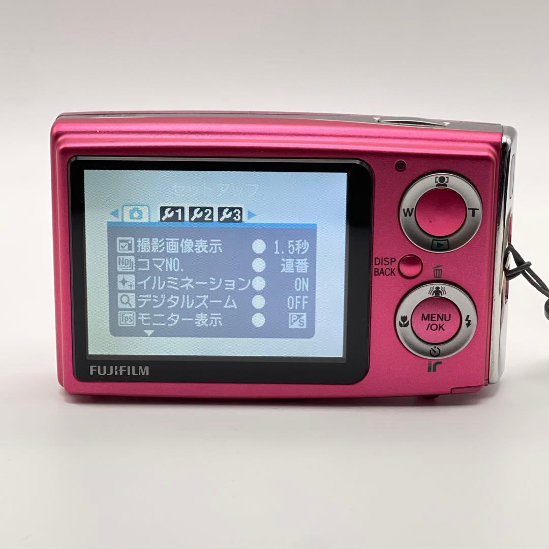 人気色ピンク デジカメ FinePix Z10fd 充電器付き Fujifilm