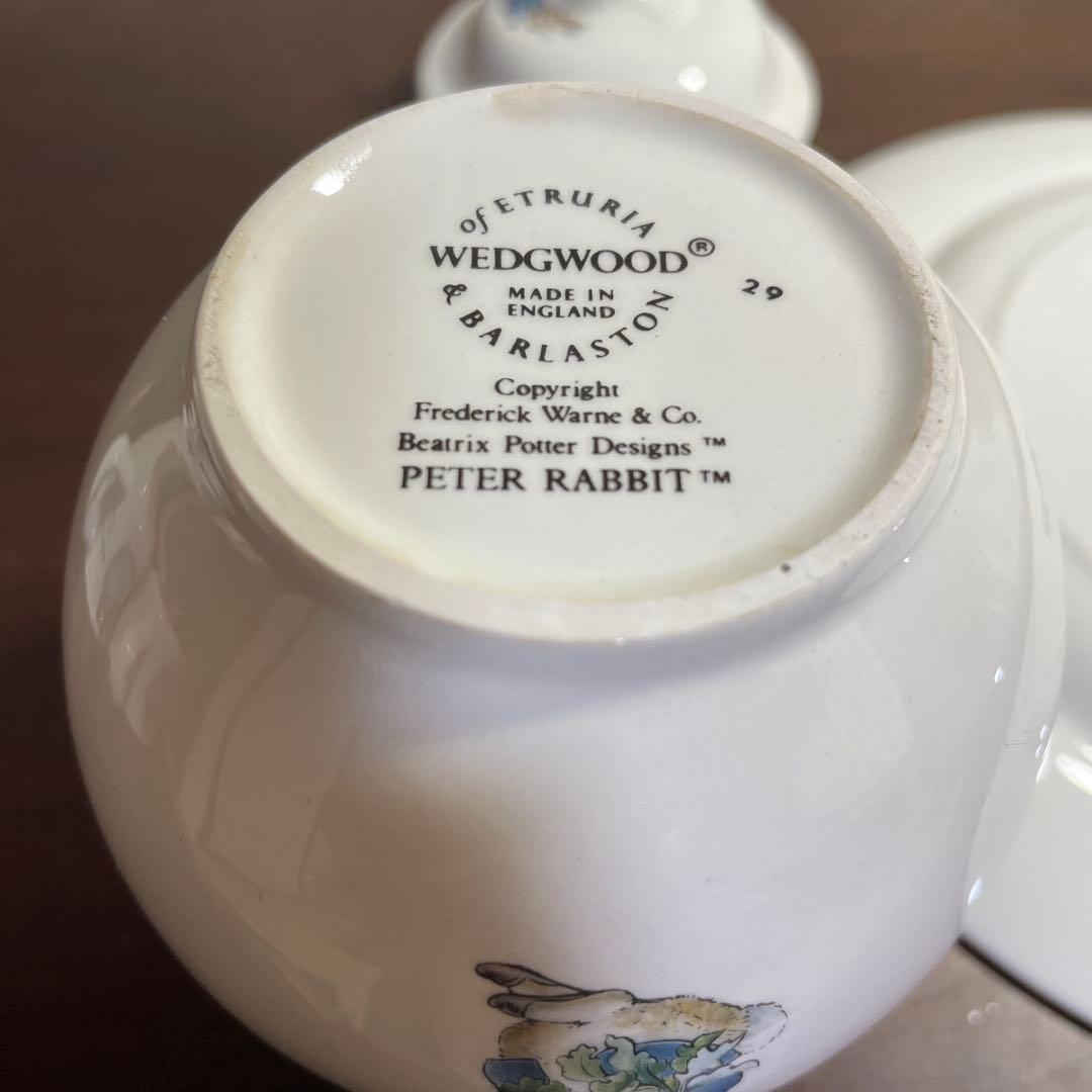 ウェッジウッド ピーターラビット 食器6点セット　旧刻印有