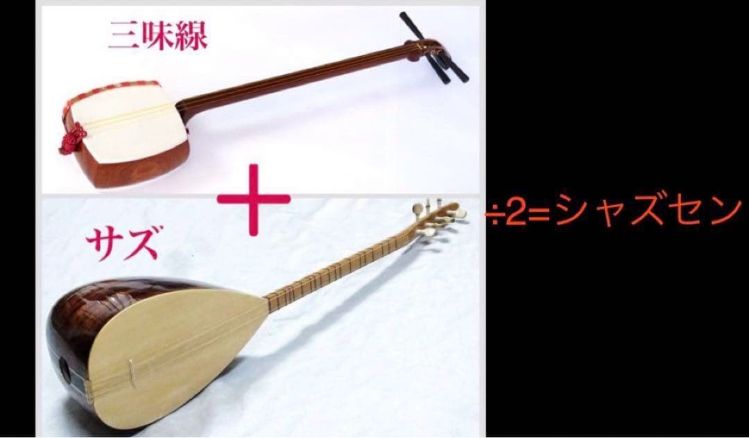 最終値下げ　レア楽器　シャズセン　ダブルボディ　細棹
