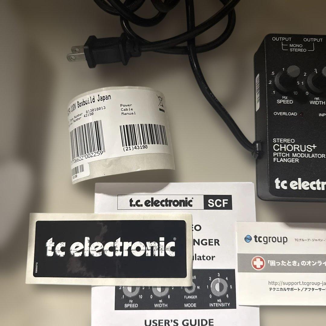 tc electronic SCF コーラス/フランジャー