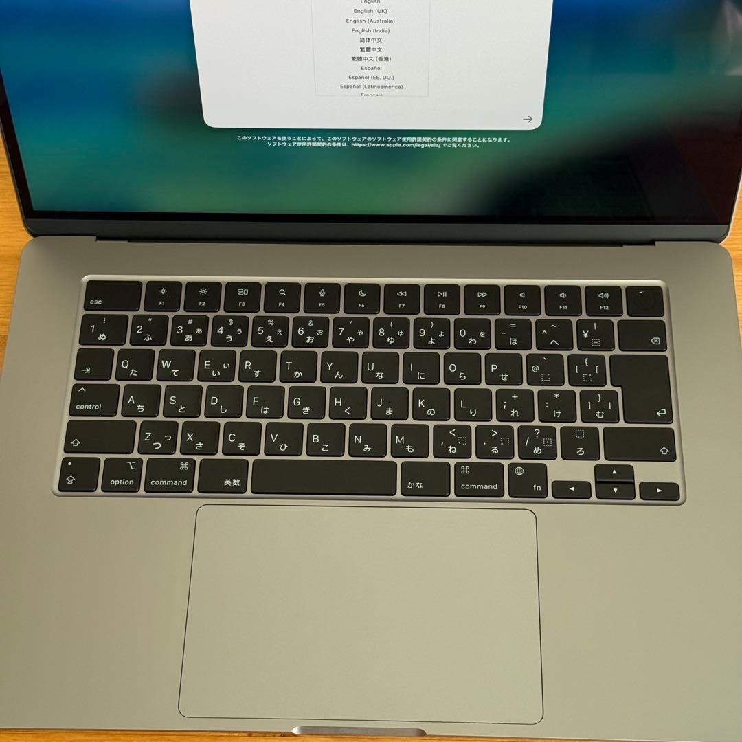 MacBook Air M3 15インチ 16GB 512GB スペースグレー