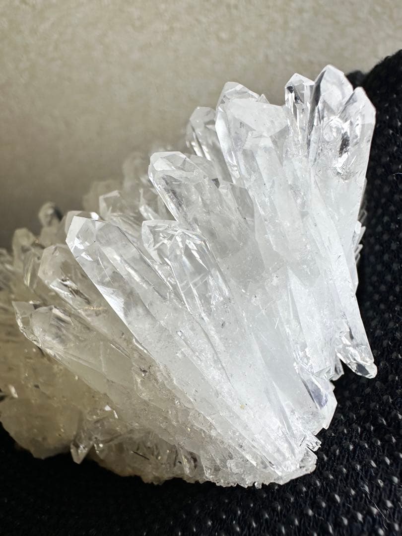 希少 四川省産 菊花水晶 フラワークォーツ クリスタルクラスター 628