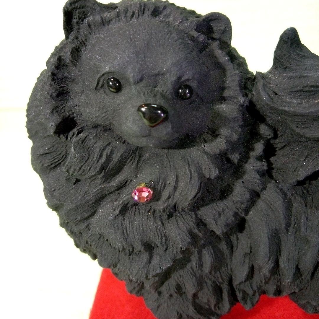 ポメラニアン　黒　ブラック　ブラックポメラニアン　レア　フィギュア