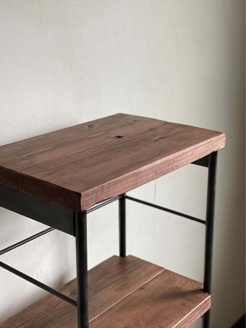 数量限定　特別価格　シェルフ　棚　ディスプレイ　エントランス　キッチン　古材