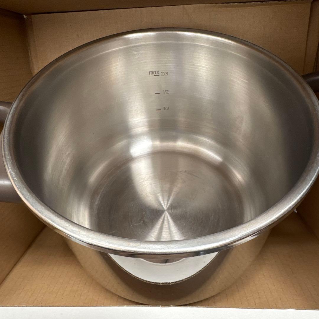 美品♪T-fal クリプソ アーチ パプリカレッド 6L中カゴ未使用 取説付き