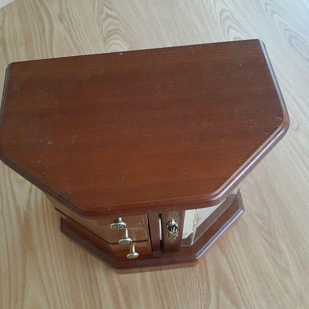 木製アクセサリーケース 3引き出し