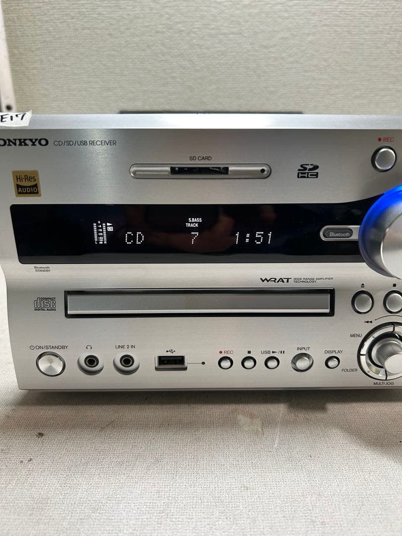 E17整備ONKYO NFR-7TX ハイレゾ CD/SD/USBレシーバー