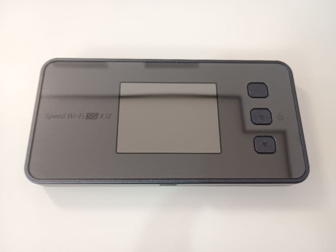 【超美品】Speed Wi-Fi 5G X12 本体＋クレードルセット 元箱付き