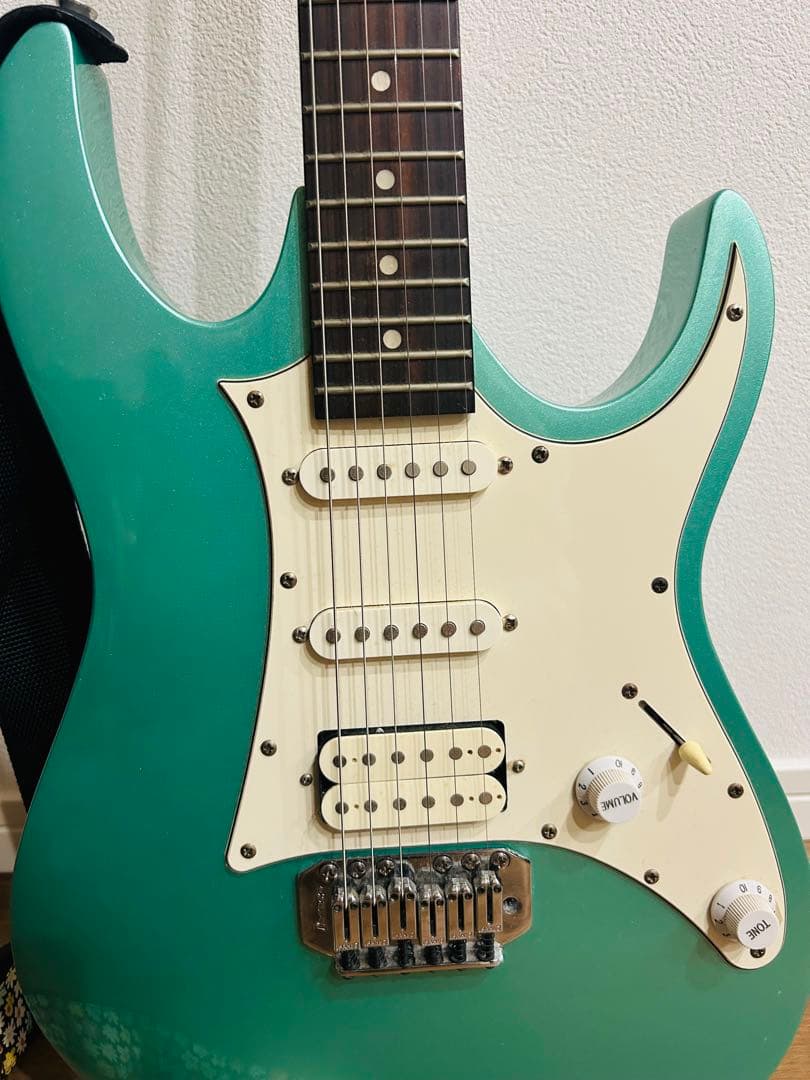 【初心者向け】Gio Ibanez エレキギター アイバニーズ ミントグリーン