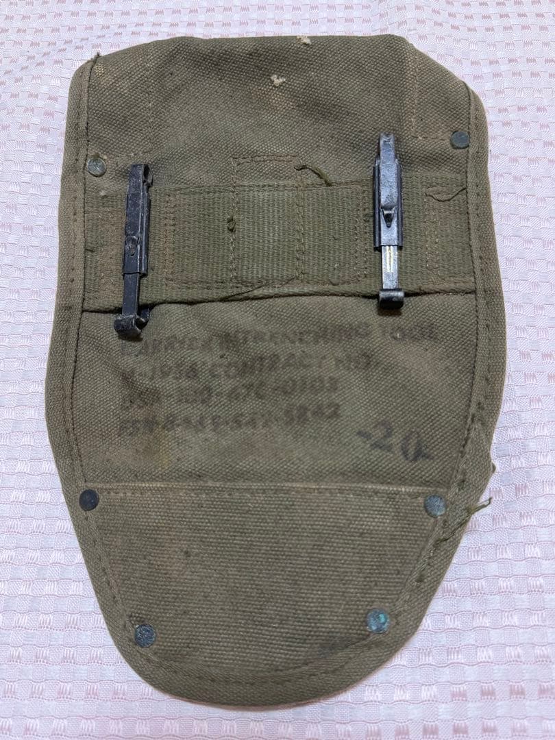 米軍 実物 M43スコップ M43+M56ケース付き