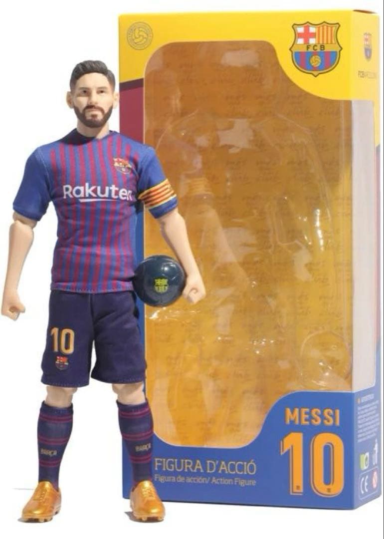 週末SALE‼️リオネル・メッシ FCバルセロナ公式 アクションフィギュア 10番