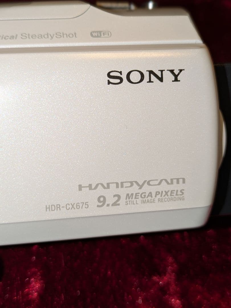 ソニー デジタルHDビデオカメラ HDR-CX675 （ホワイトカラー）