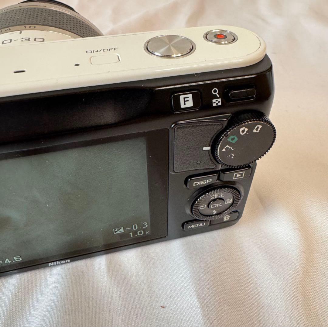 【早い者勝ち‼️】NIKON 1 J2 ニコン1 ダブルズーム ホワイト 動作OK