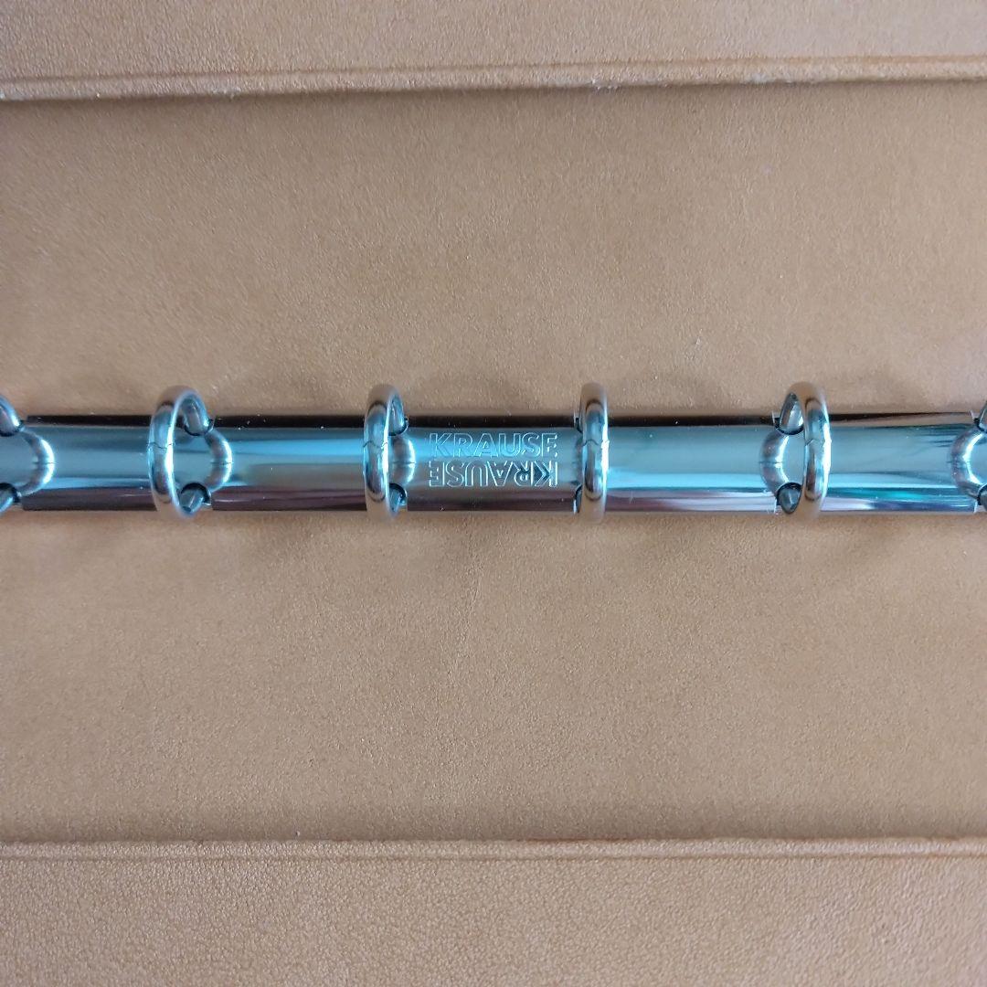 システム手帳　ルガトショルダー　 オレンジ B7ミニ6穴用　フラットタイプ