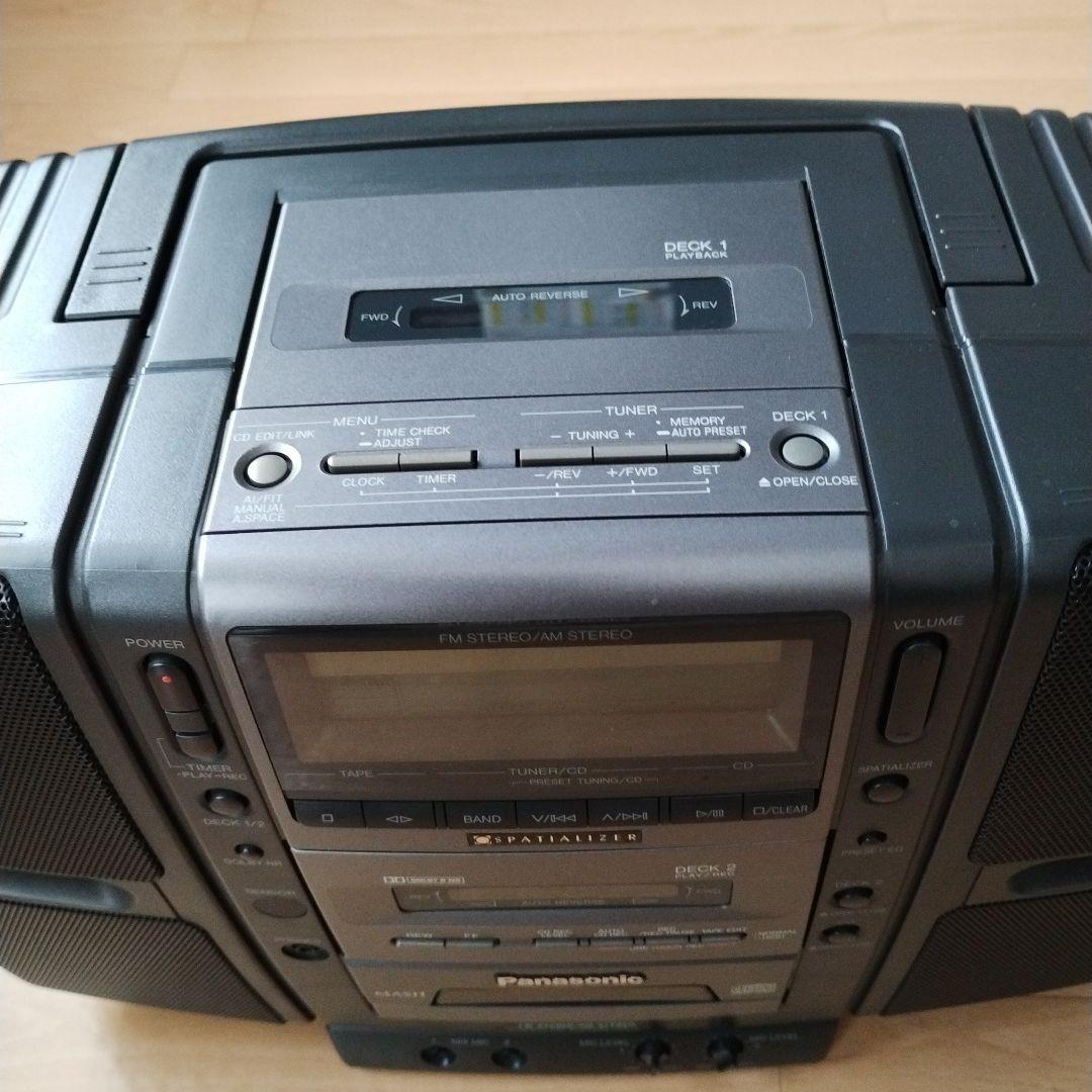 昭和レトロ！Panasonic（パナソニック）CDステレオラジカセ RX-ST7