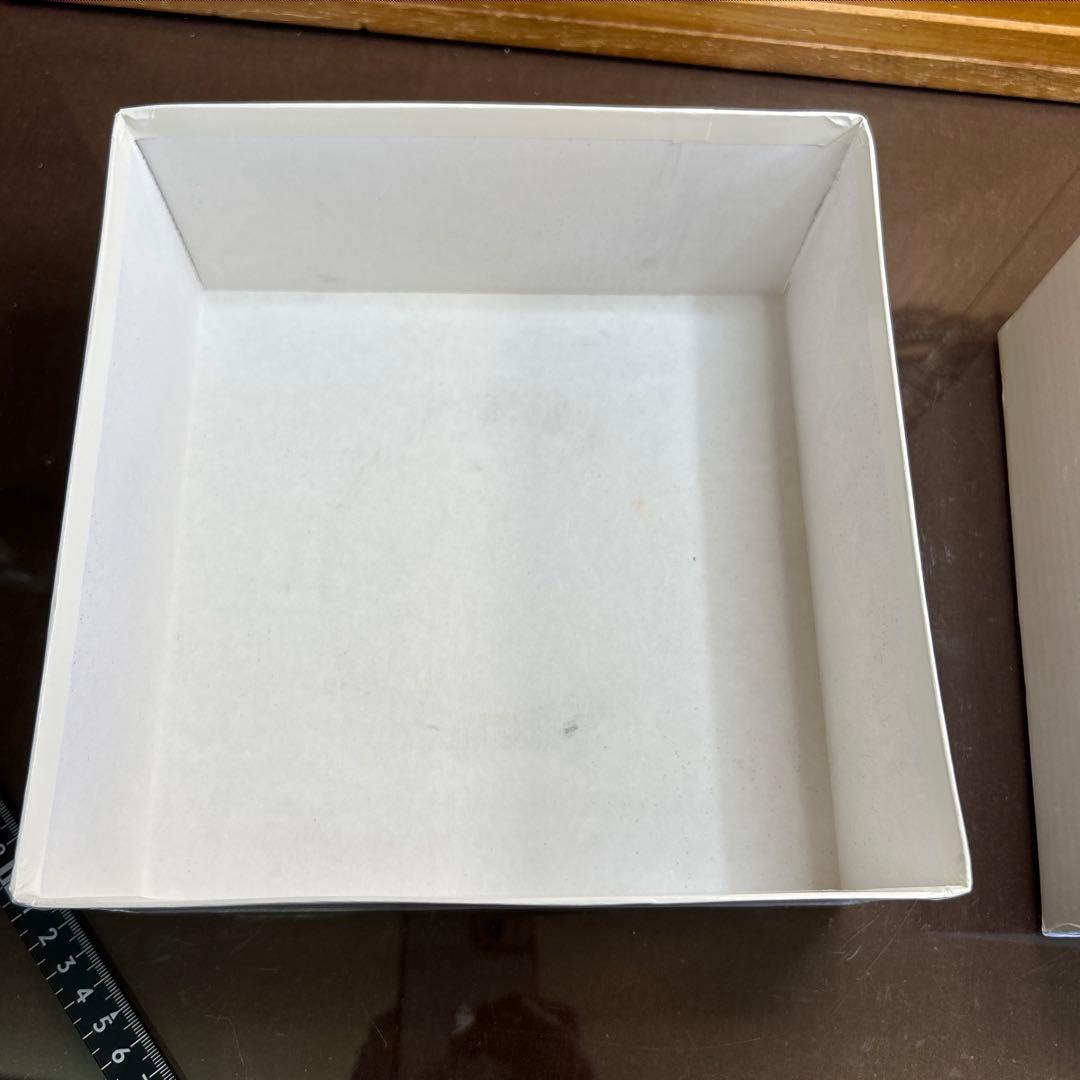 九谷青郊窯　6号皿揃 染付瓔珞紋花鳥　未使用品