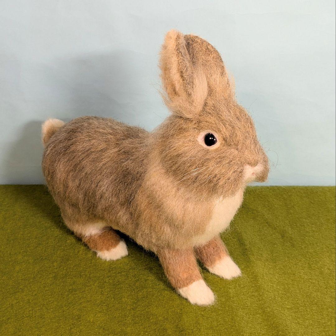 Masa様オーダー　羊毛フェルト　うさぎ　ライオンラビット確認用