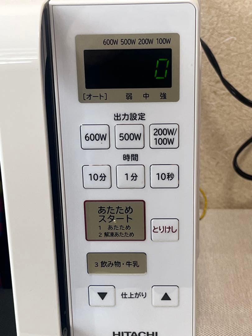HITACHI 2018年製 HMR-FS182 電子レンジ 通電動作確認済み