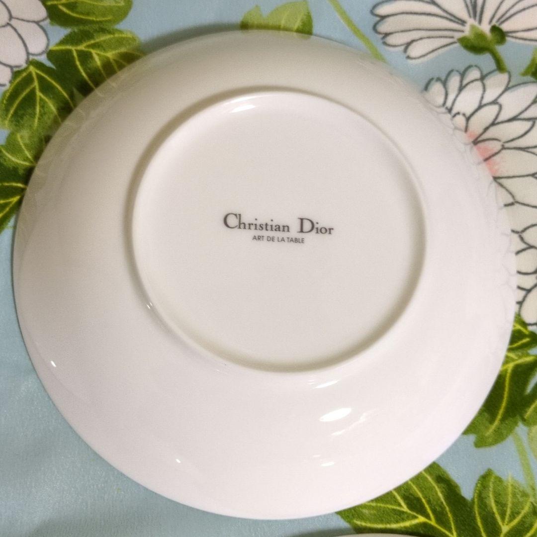 Christian Dior ゴールドモノグラム　 14cmフルーツ皿4客　新品