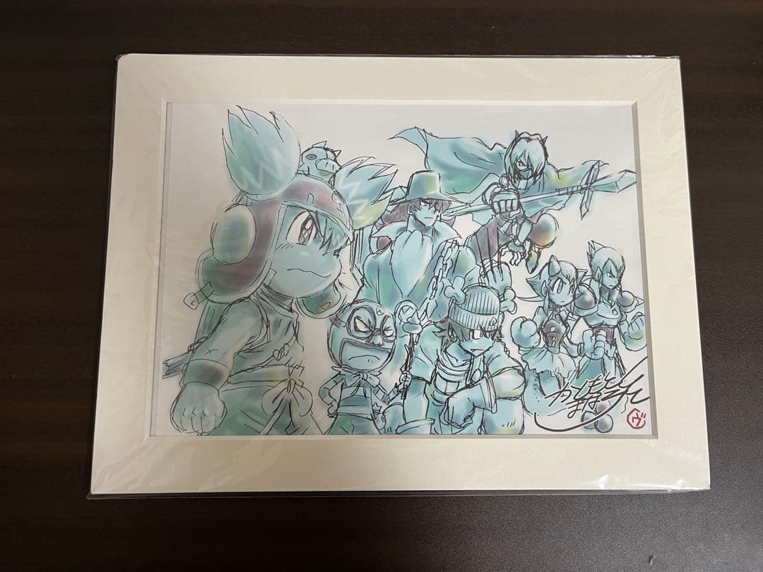 コロッケ！額装複製原画　赤 青セット