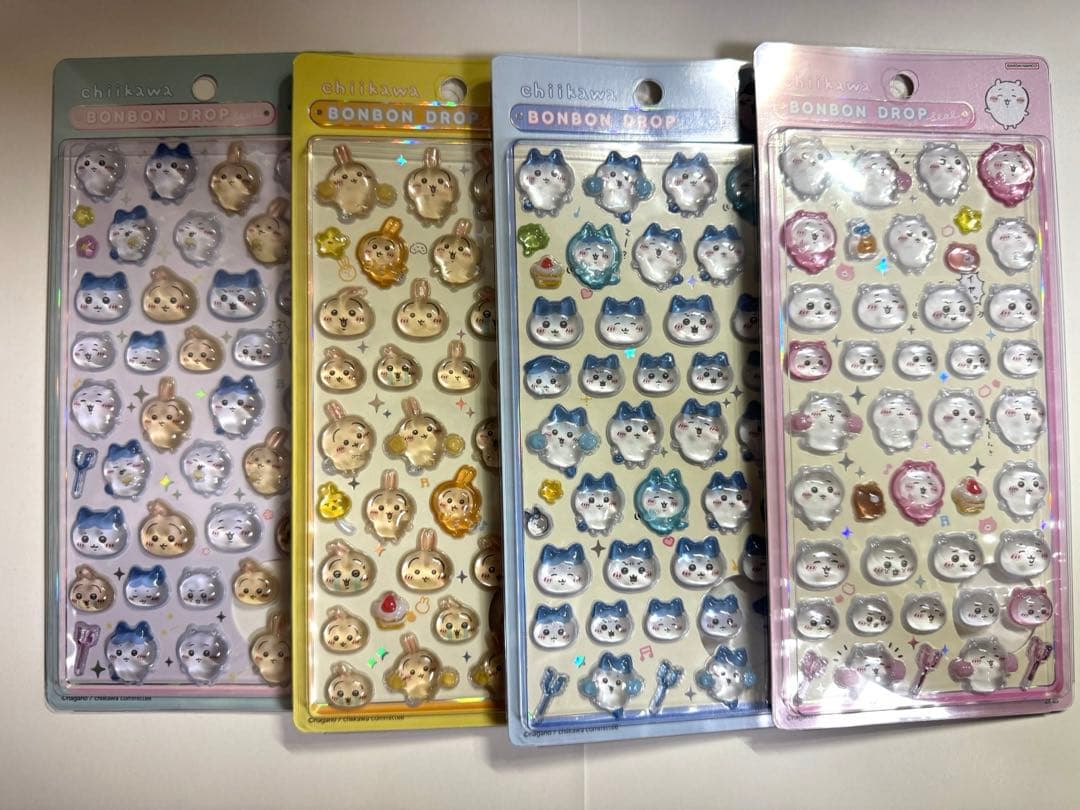 正規品　ちいかわ　ボンボンドロップシール　第一弾　4種セット
