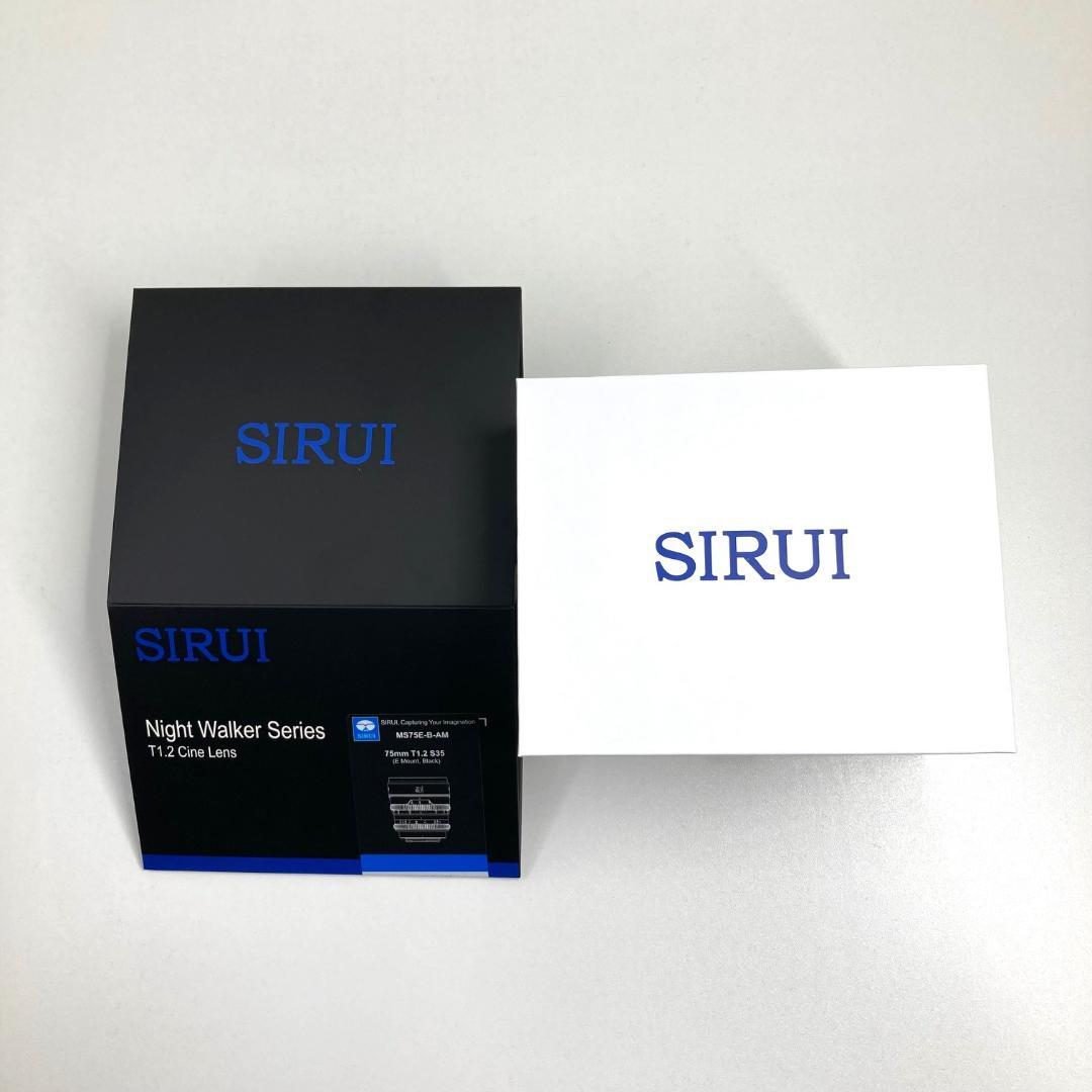 美品　SIRUI　シネレンズ　 75mm T1.2 S35　E Mount