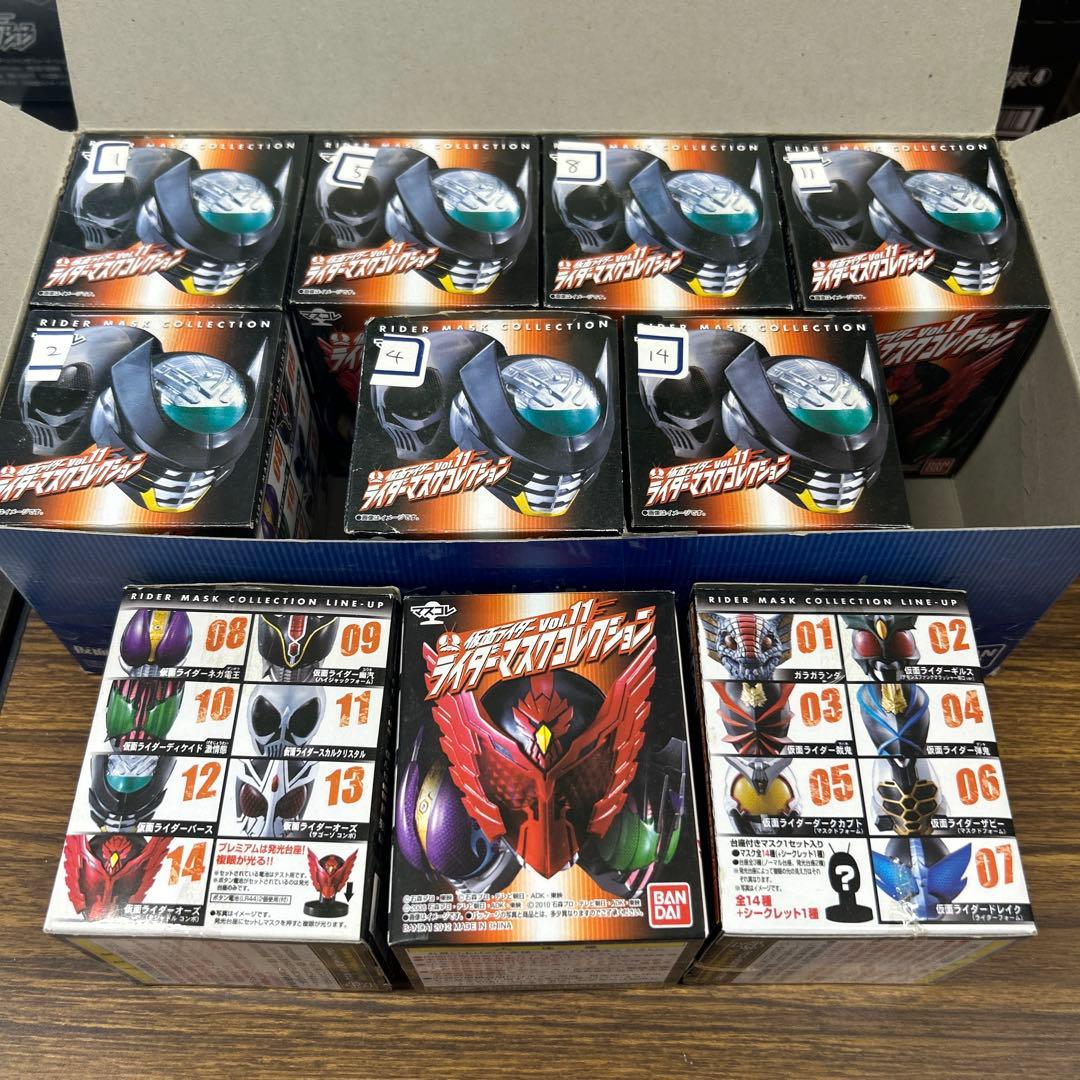 【ほぼ全部内袋未開封】170種ライダーマスクコレクション　ダブり無まとめてセット