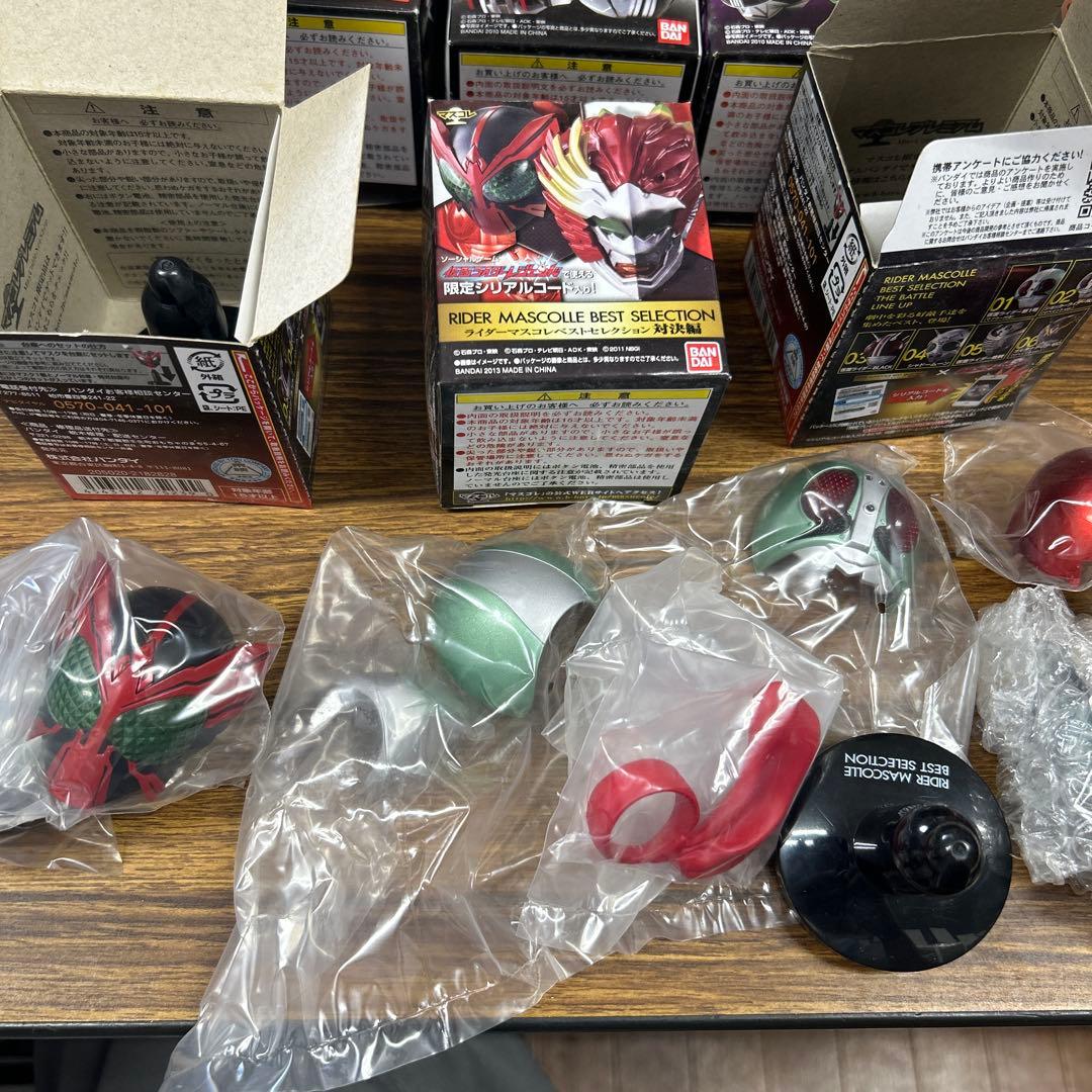 【ほぼ全部内袋未開封】170種ライダーマスクコレクション　ダブり無まとめてセット