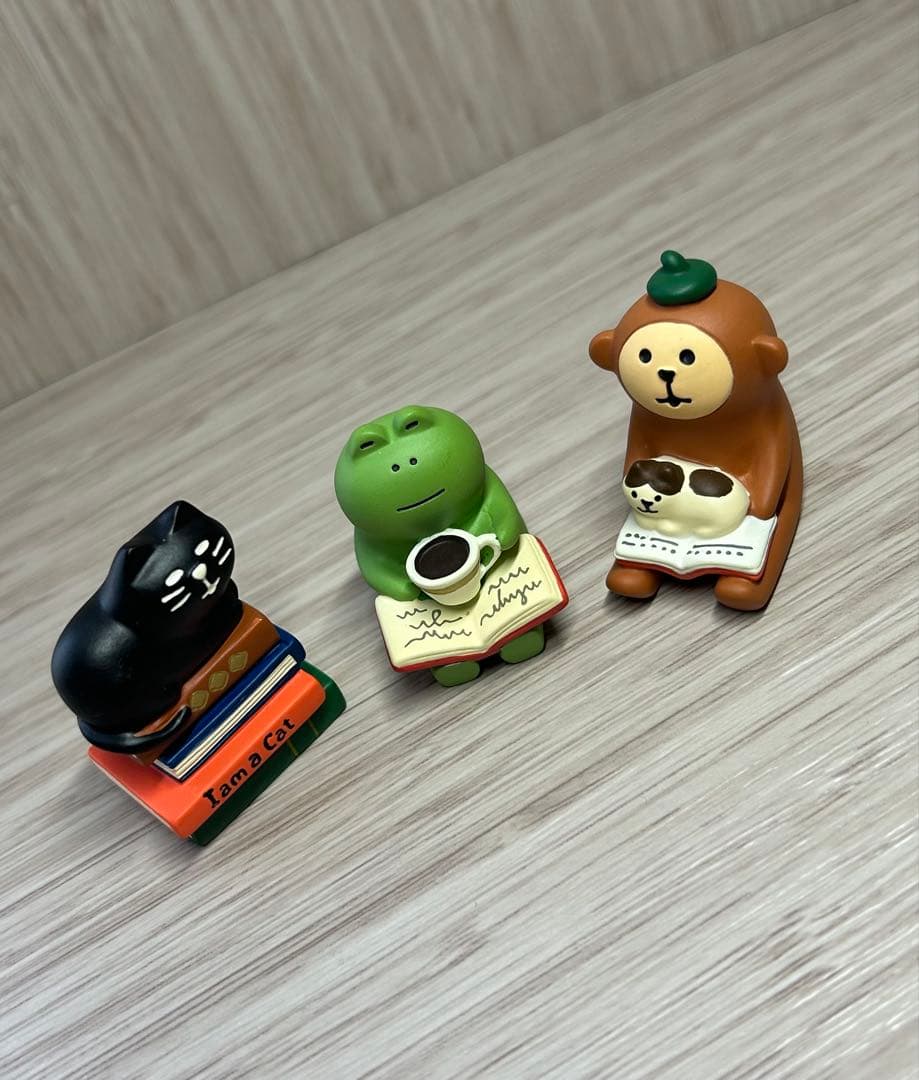 【難あり】コンコンブル　コンコン堂　2段棚の壁　おさる　かえる　猫　まとめ売り