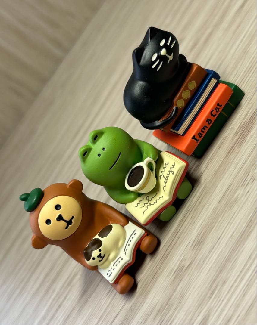 【難あり】コンコンブル　コンコン堂　2段棚の壁　おさる　かえる　猫　まとめ売り