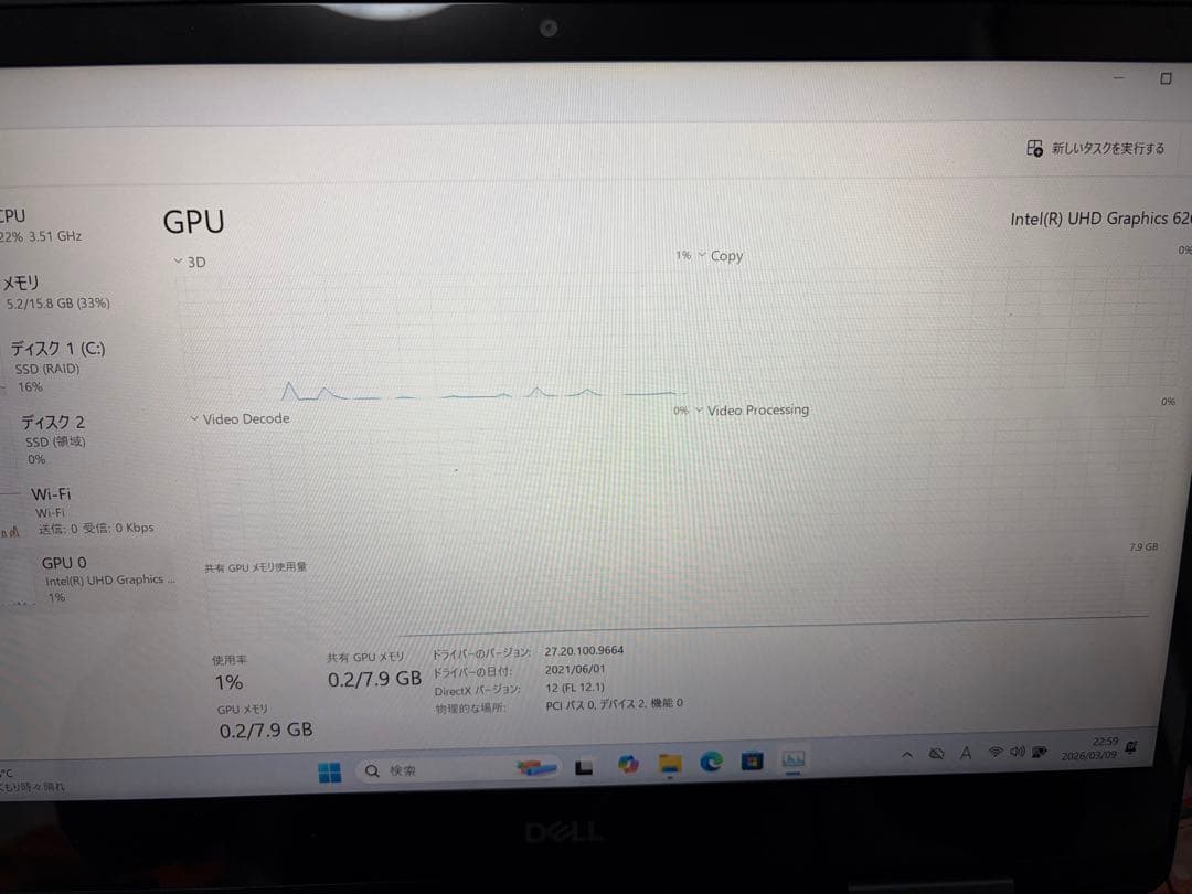 Windowsノート本体 Dell Inspiron 5482
