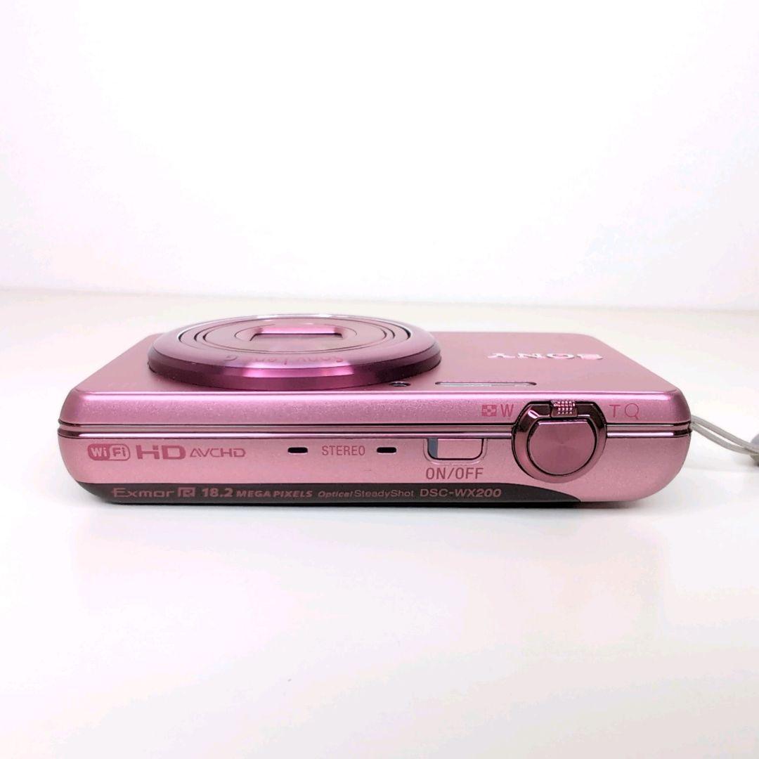SONY DSC-WX200 ピンク 美品 動作品 付属品あり 人気機種