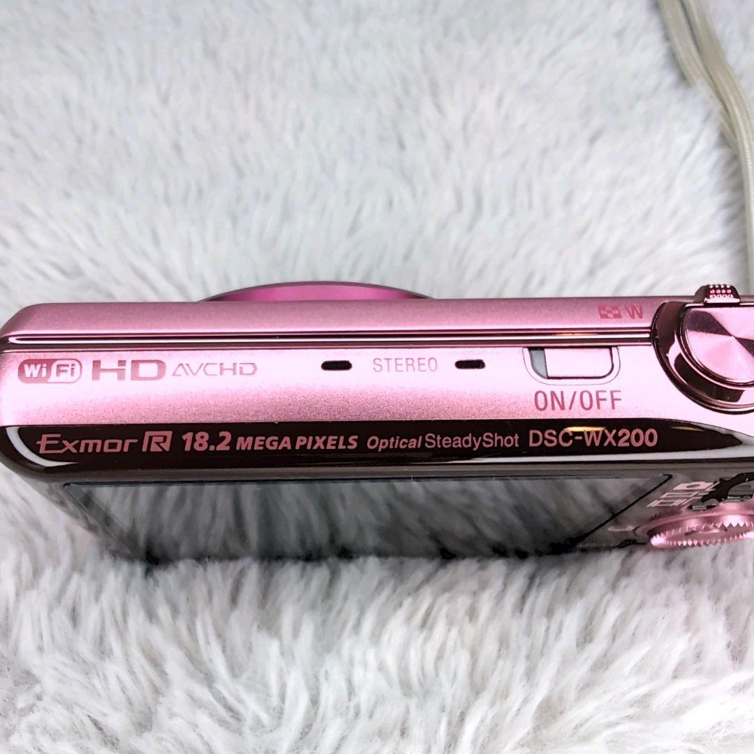 SONY DSC-WX200 ピンク 美品 動作品 付属品あり 人気機種