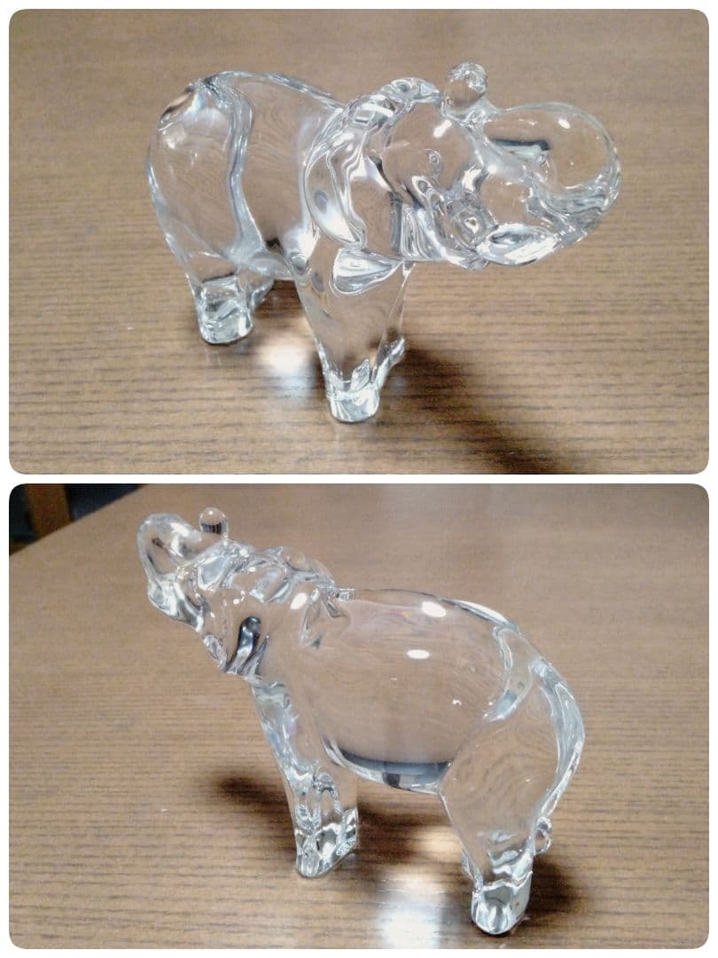 バカラ クリスタル 置物 エレファント