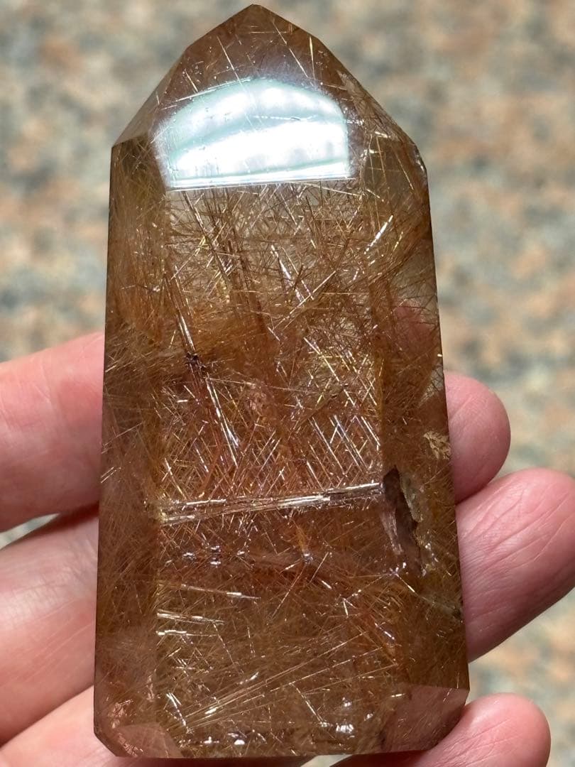 レア　ルチルインレムリアンクォーツ　レムリアン　137g 天然石