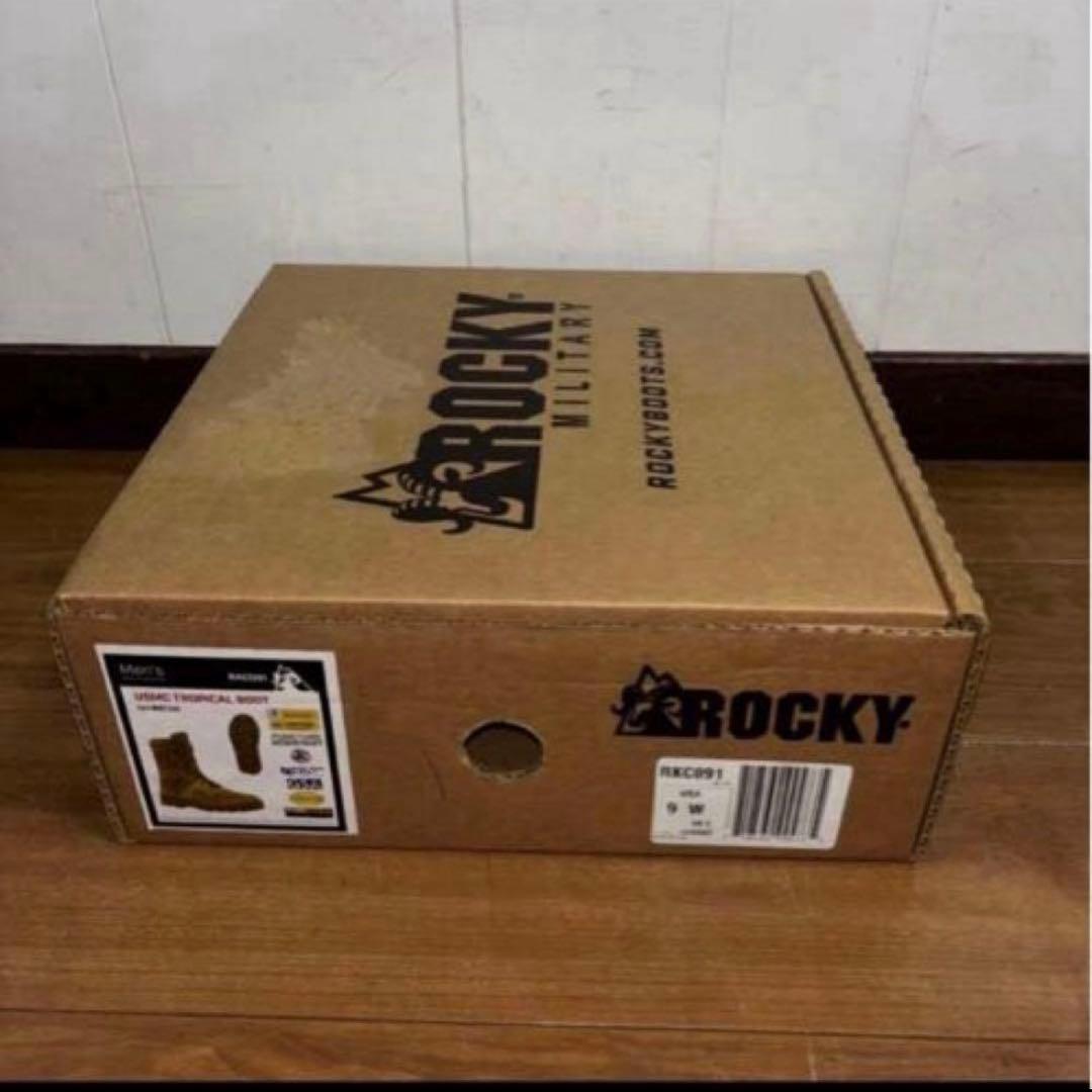 未使用品　米軍実物　ROCKY USMC TROPICAL ブーツ 9W27cm