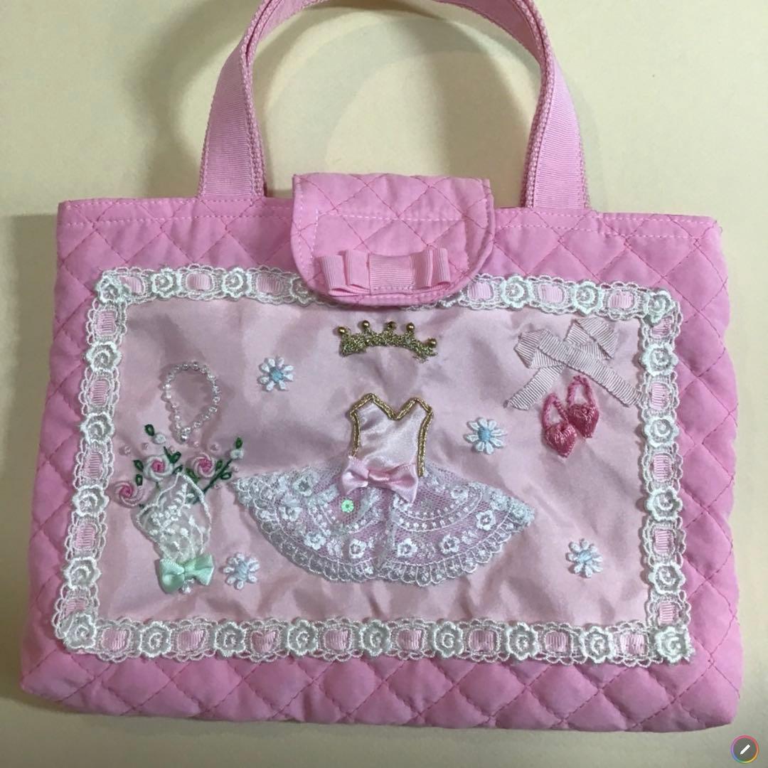 通学　通園　ショルダーバッグ　ハンドメイド　刺繍　ランチバッグ　私立小学校