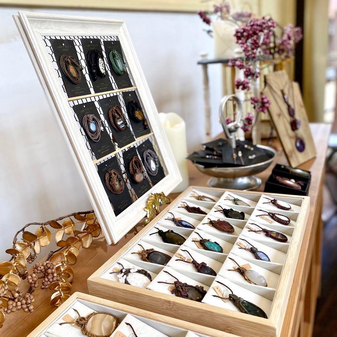 太古のロマン☆ヌーマイト/天然石マクラメネックレス/日々のお守りアクセサリー