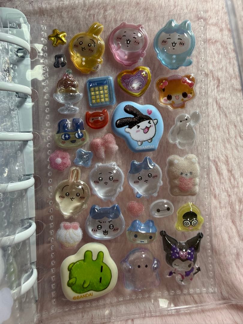 シール帳完成品　ボンボンドロップシール