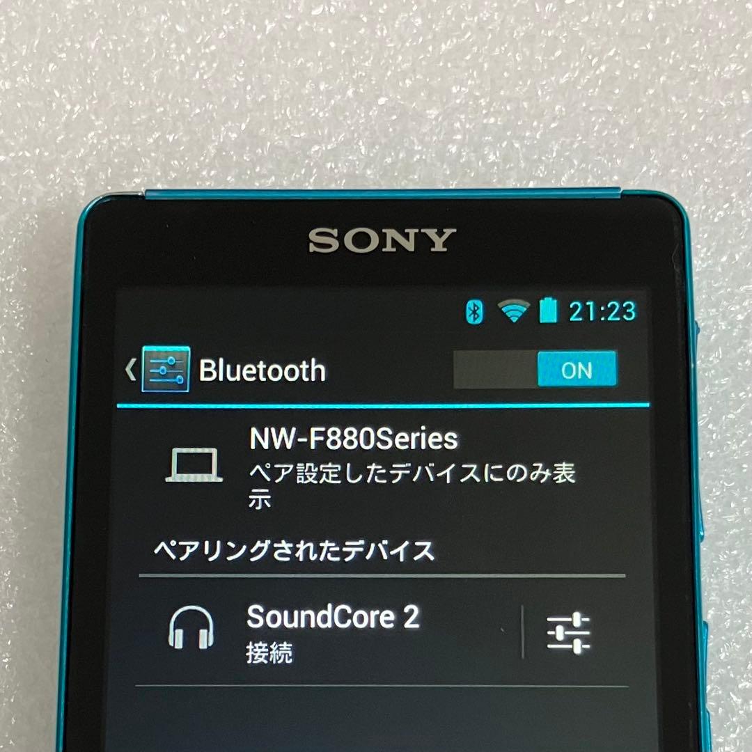 【バッテリー良好】　ソニー ウォークマン　NW-F886 32GB あお