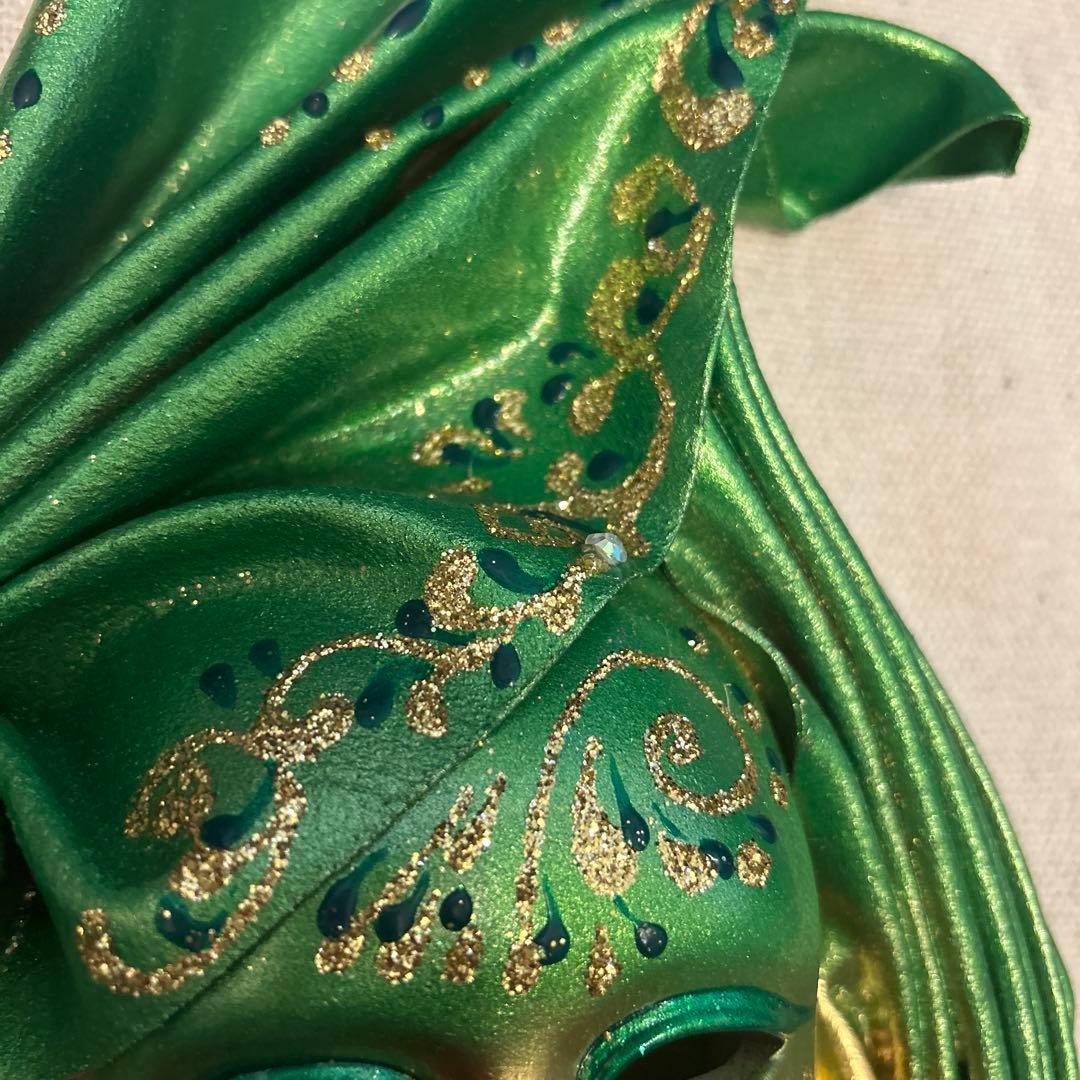 ムラーノ製　ベネチアングラス高級イタリア 壁飾り ベネチアンマスク