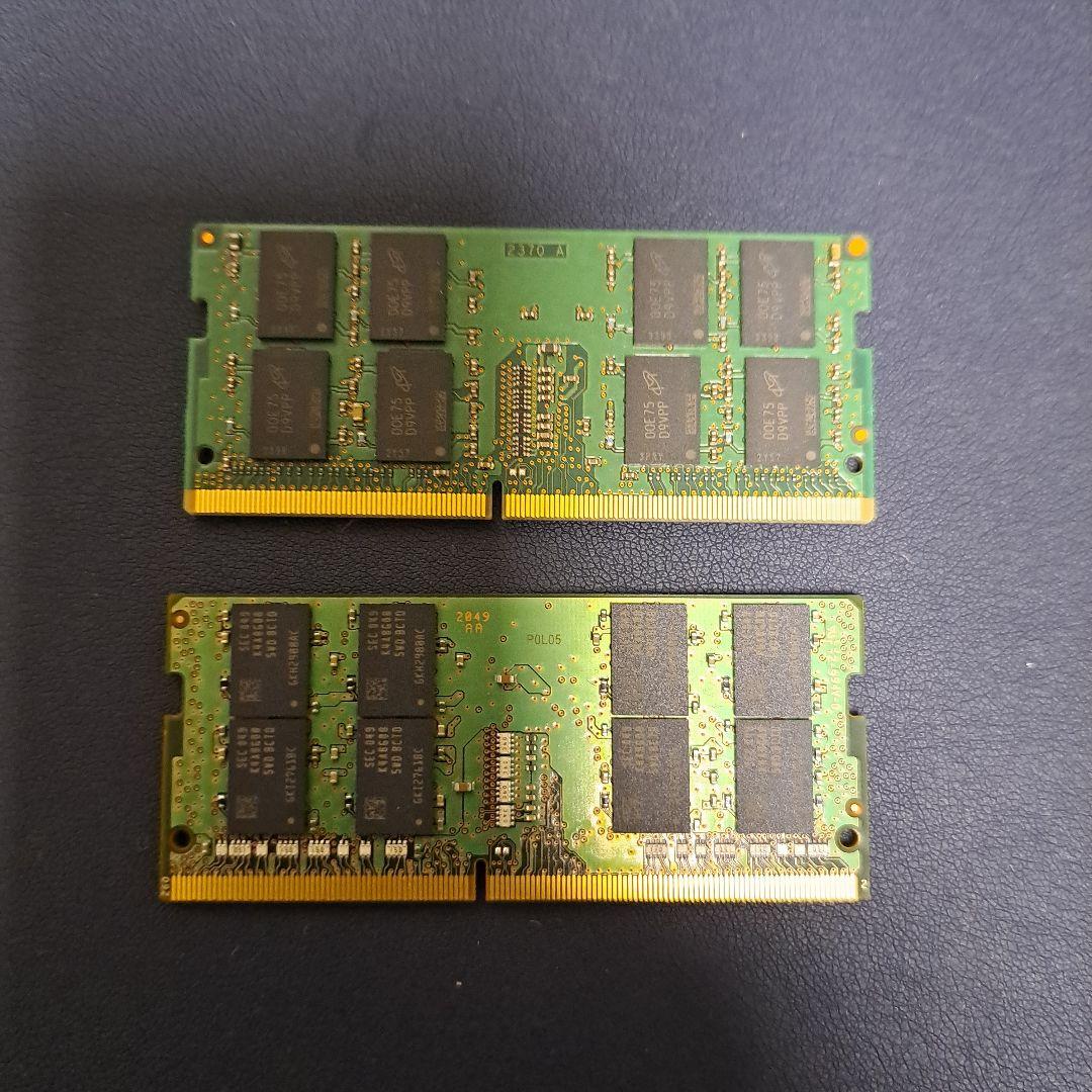 DDR4 SO-DIMM メモリ 16GB x 2枚