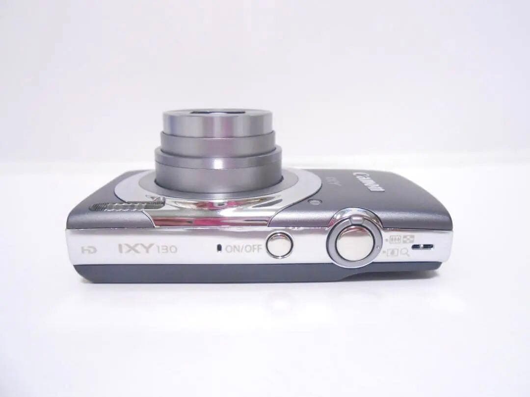 【ほぼ新品・返品保証】キヤノン Canon IXY 130 グレー 箱付き
